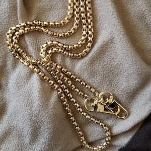 Gold Tone Chain/Purse Strap